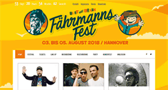 Desktop Screenshot of faehrmannsfest.de